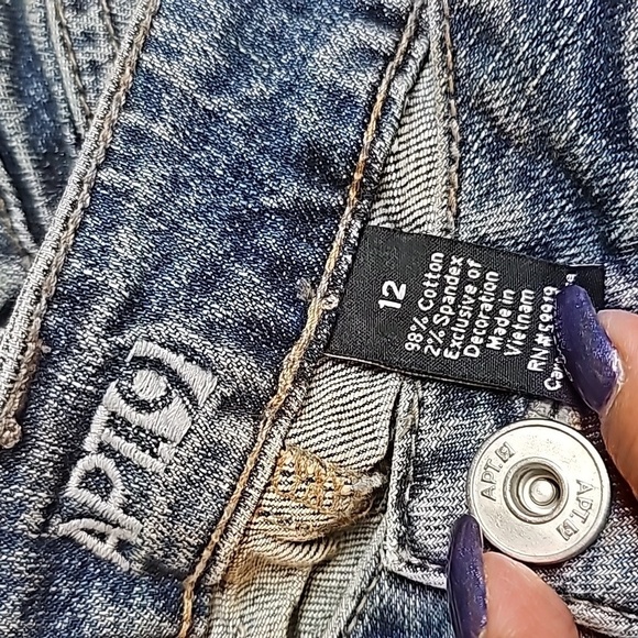 NWT APT9 Jeans Sz 12 Bootcut Mid Rise - Picture 10 of 11
